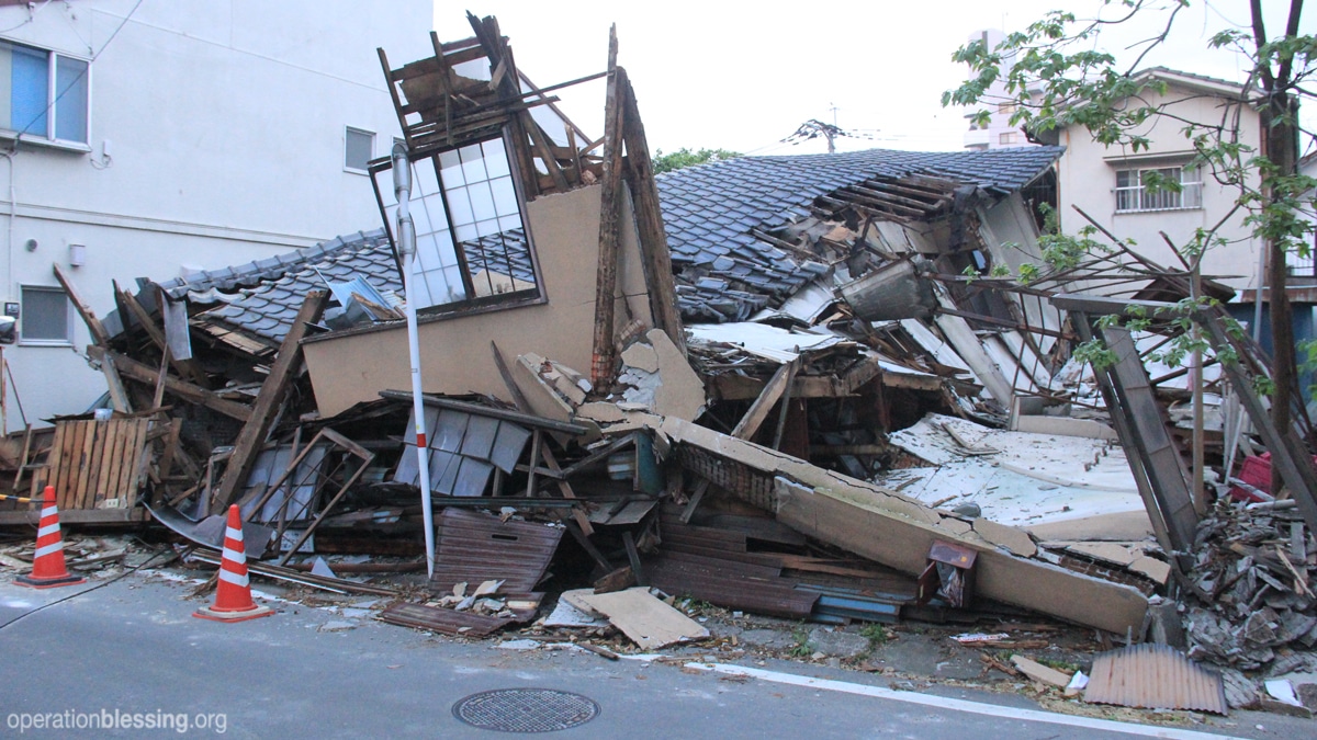 Japan quake damage