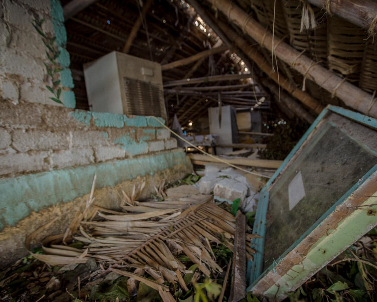 Damage from Hurricane Matthew in Cuba.