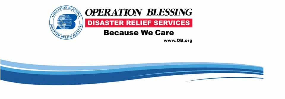 Operation Blessing disaster logo.