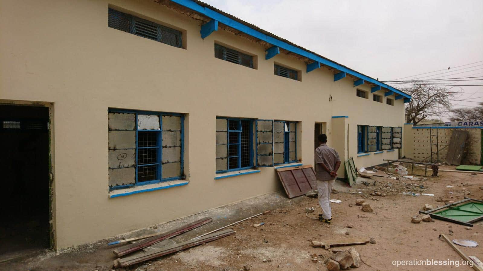 Special needs school before renovations.