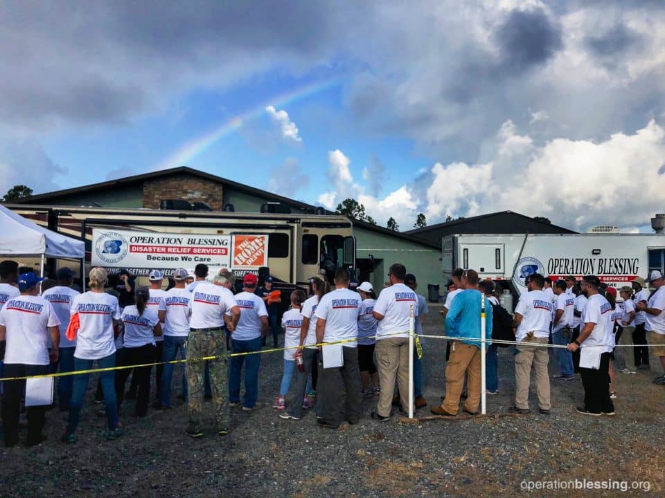 A rainbow of hope over the OBI headquarters in Panama City.