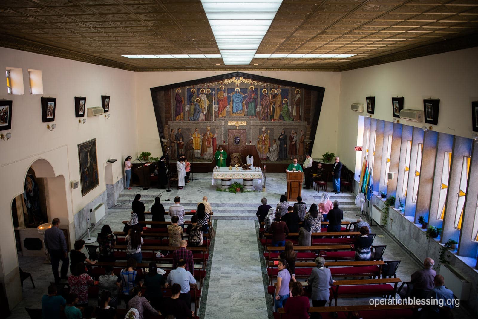 A Christian church in Jordan.