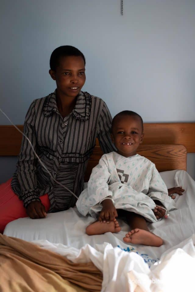 Sadiki's transforming surgery for his bowed legs will change his life.