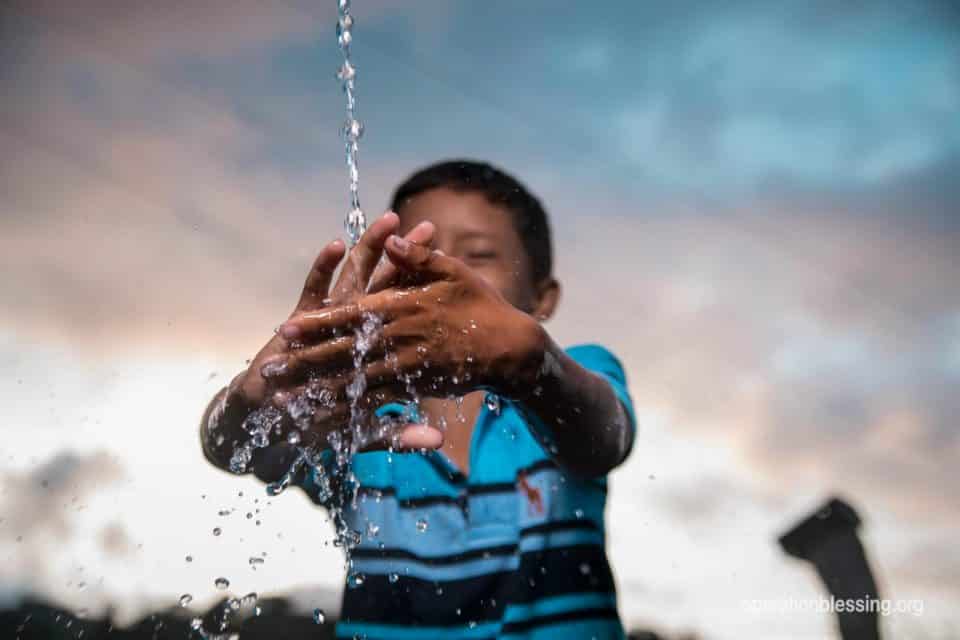 Clean water in Honduras.