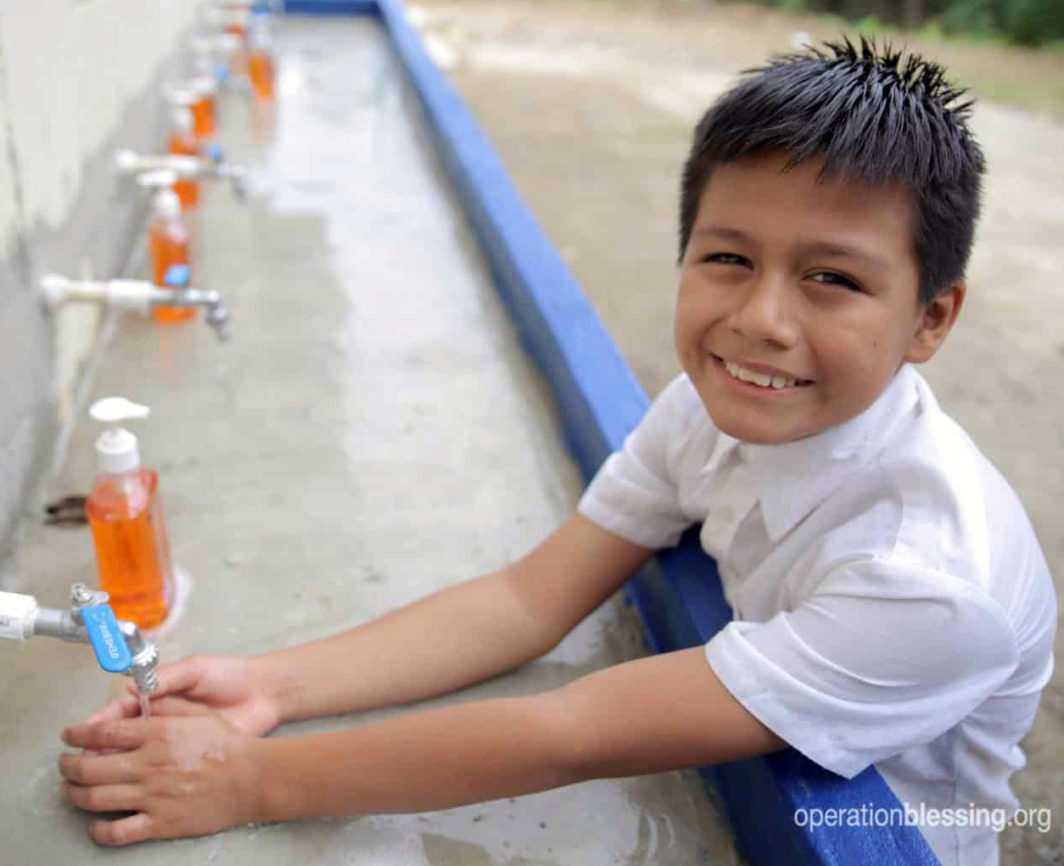 Hand washing prevents the spread of viruses.