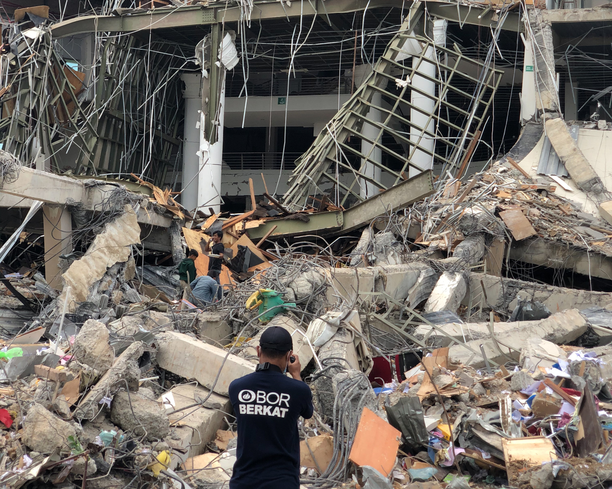 Operation Blessing is responding with disaster relief after the 2021 Indonesia earthquake.