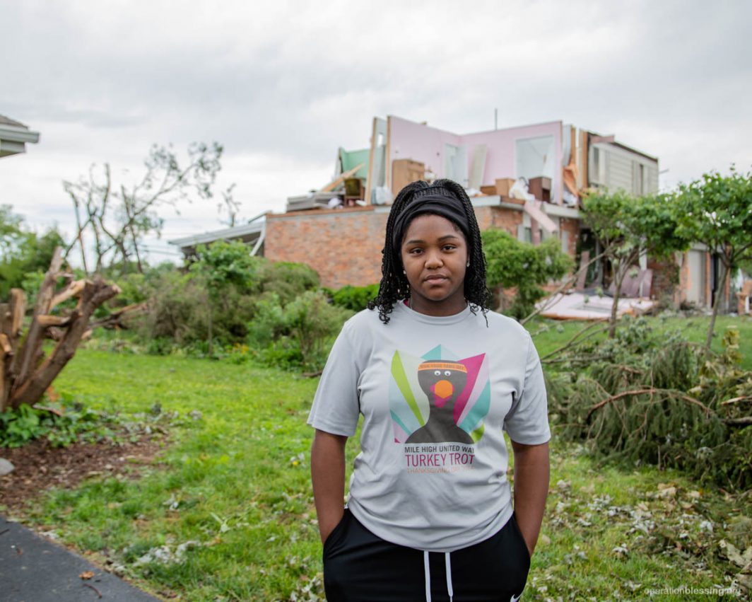 tornado victims after the tornado strikes