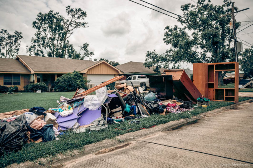 flood damage in Louisiana