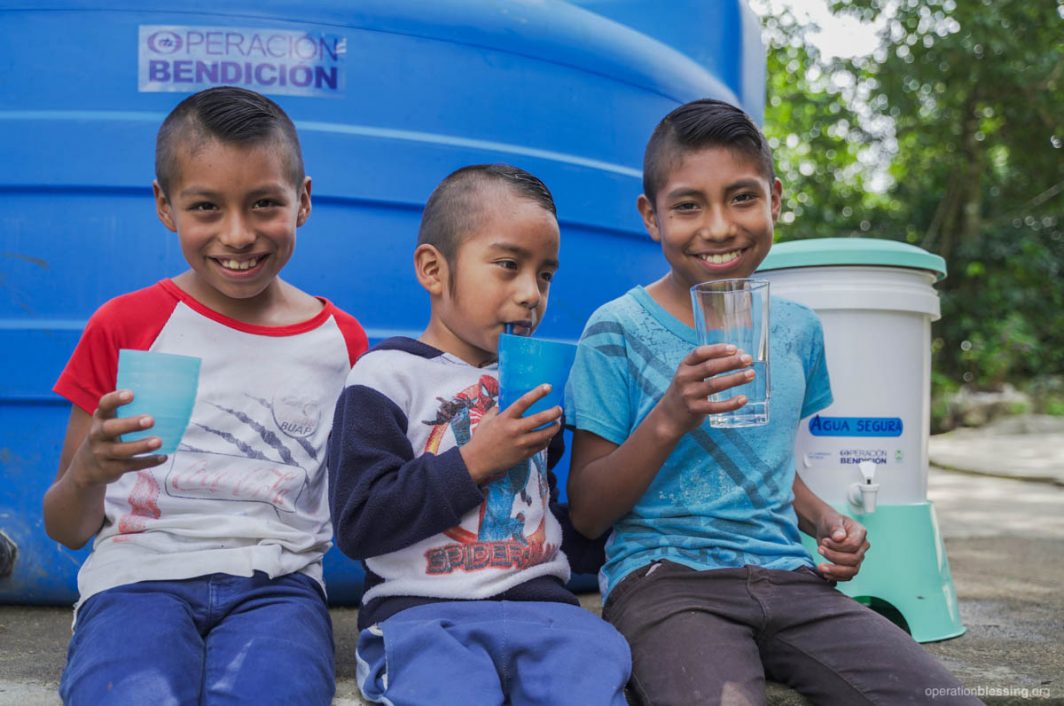 family needing water mexico