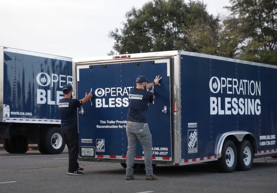 Operation Blessing disaster relief team pre-staged for Hurricane Ida