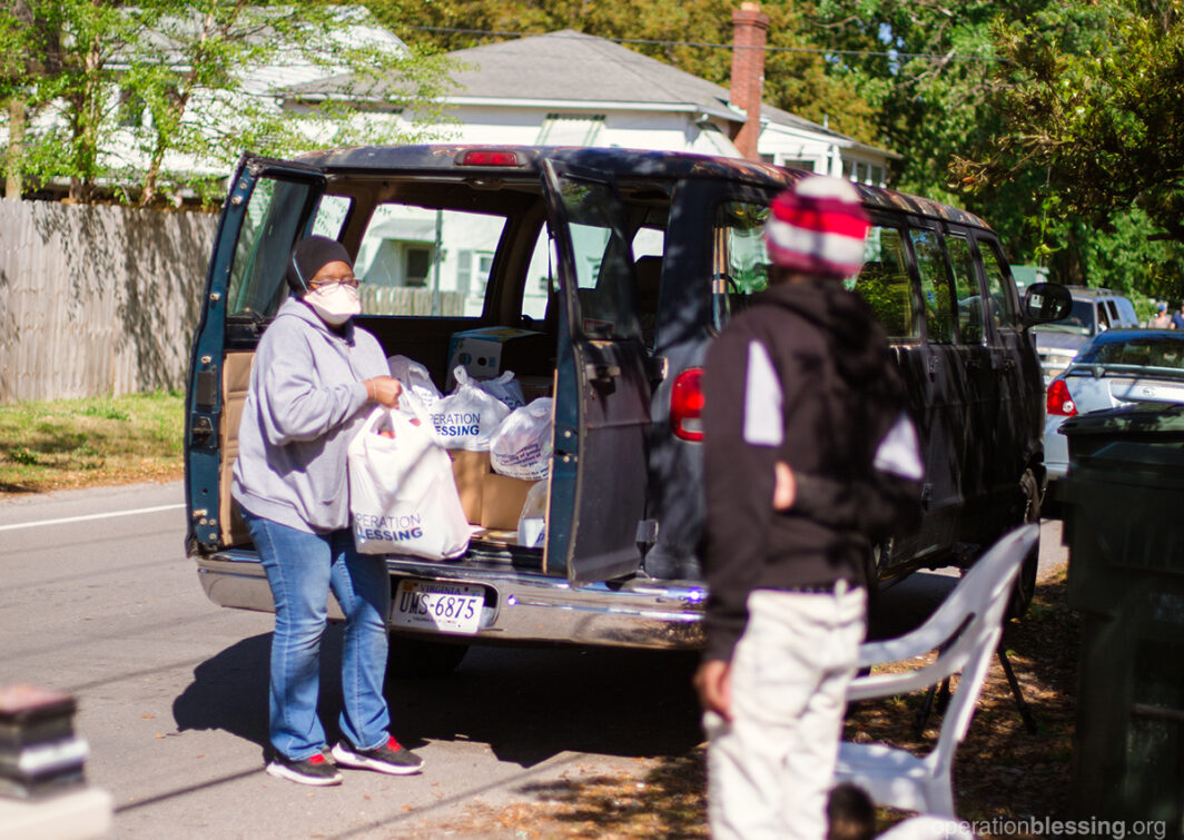 Food distribution in Norfolk Virginia