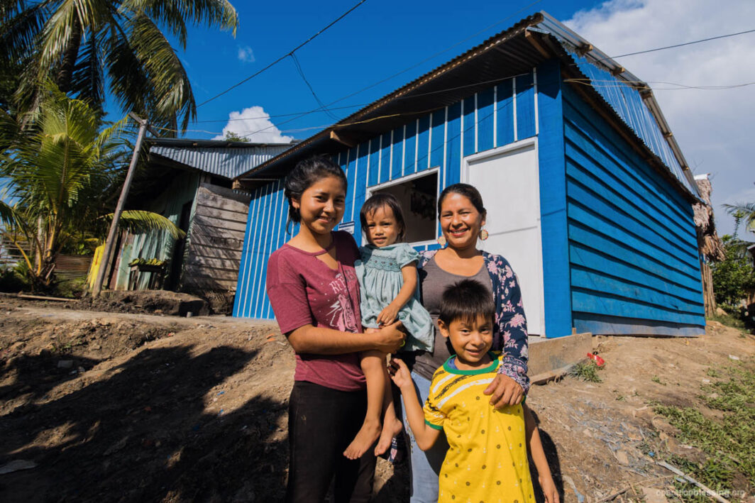 Sturdy new home for hurting family