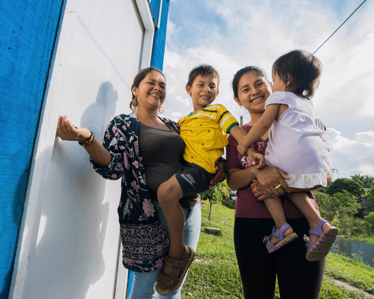 from hungry and hurting in Peru to their new home