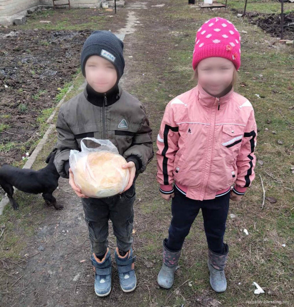 Bread for children suffering from war in Ukraine.
