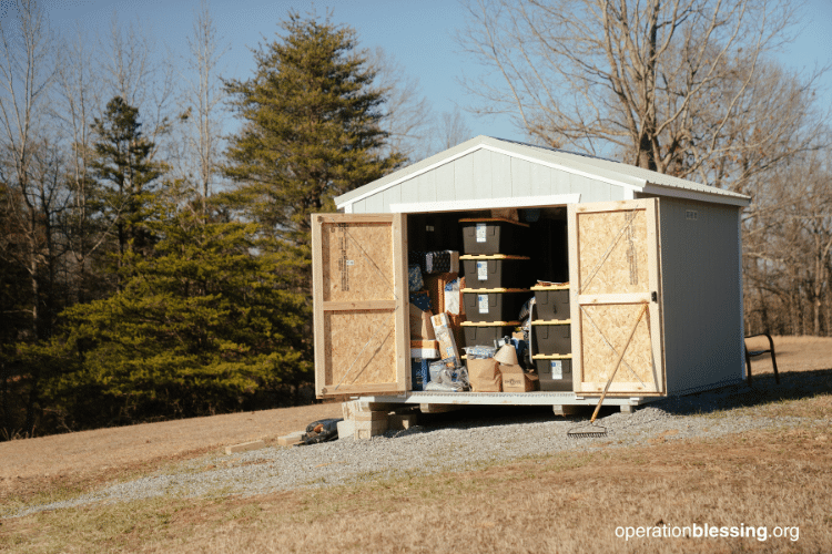 kentucky tornado recovery shed