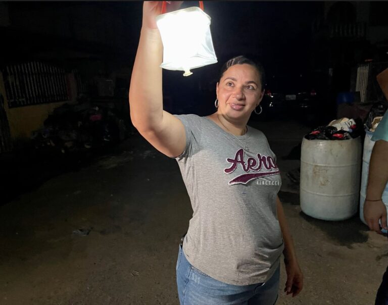 Light and hurricane relief supplies for Hurricane Fiona victims in Puerto Rico.