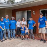 Family receives disaster relief in Port Charlotte Florida from Operation Blessing