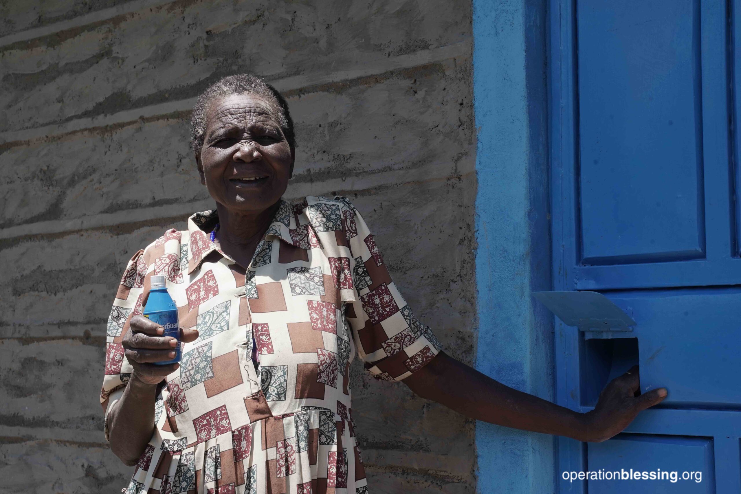 grandma and new house in kenya