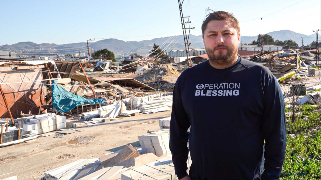 Operation Blessing on the ground offering comfort in Turkey.