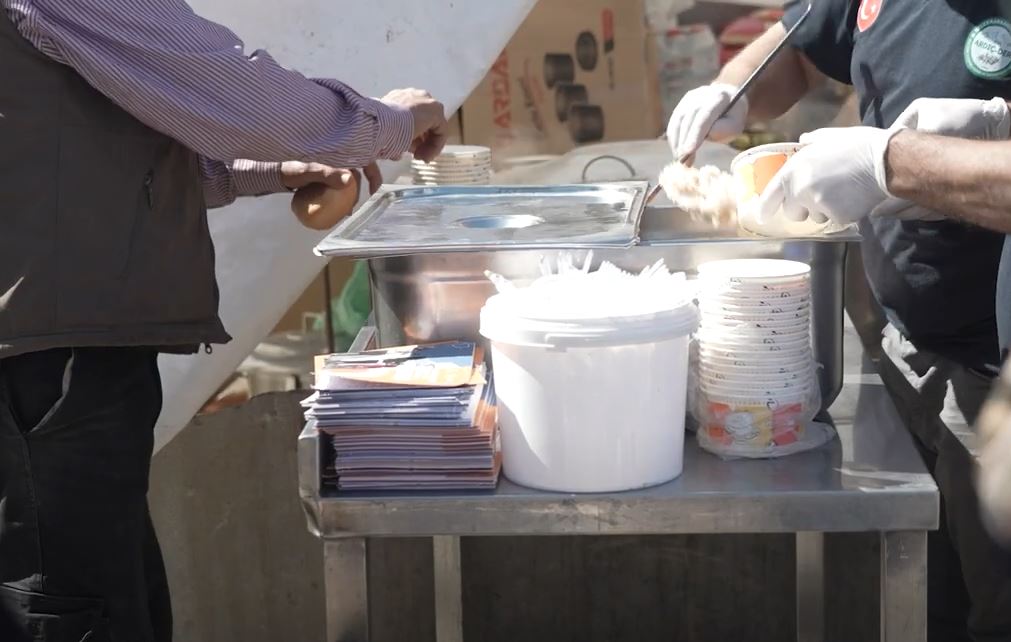partnership for feeding earthquake victims in Turkey