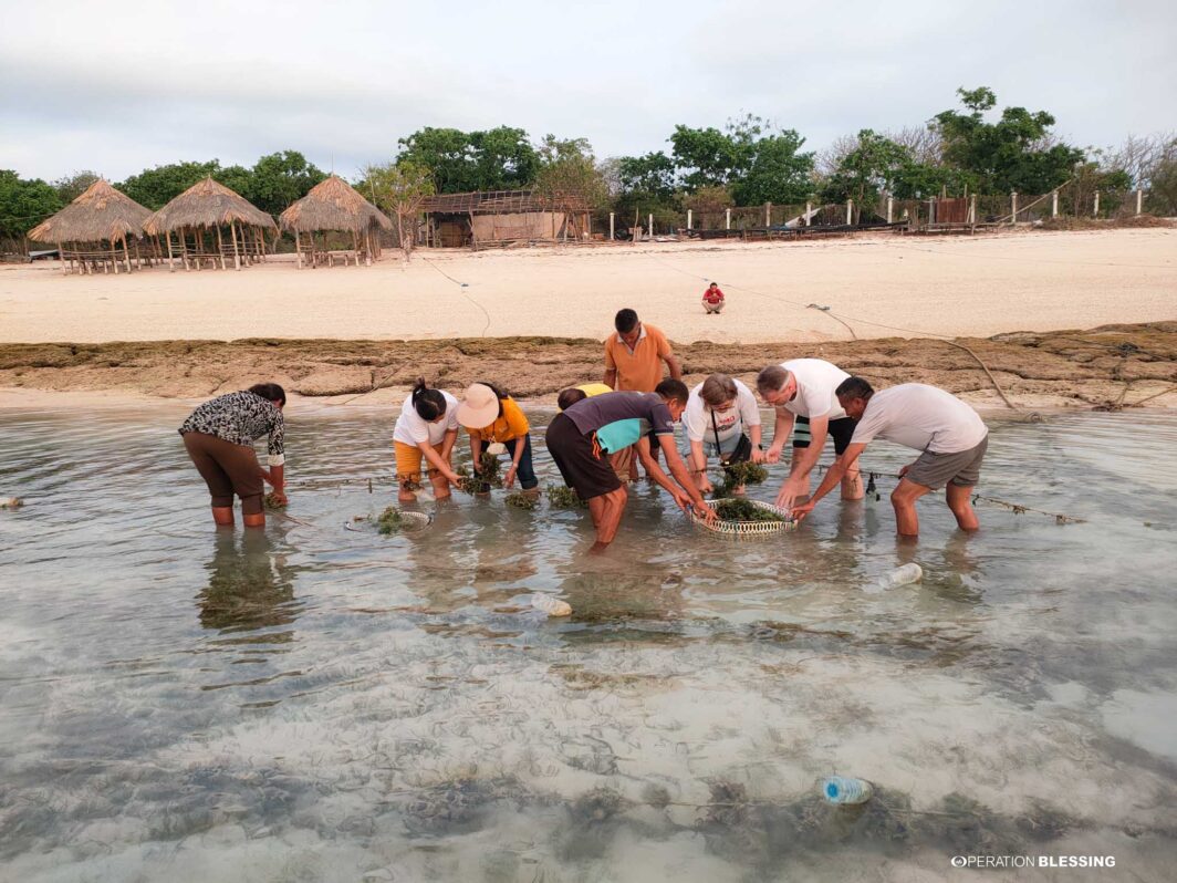 restoring a community in Indonesia after a storm