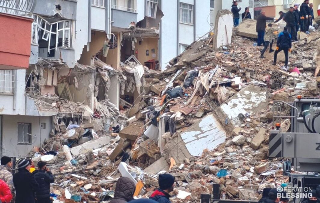Turkey earthquake damage