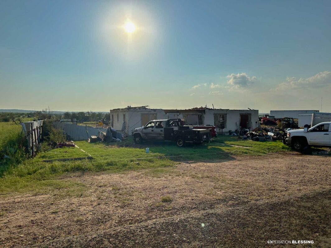 matador texas tornado damaged building