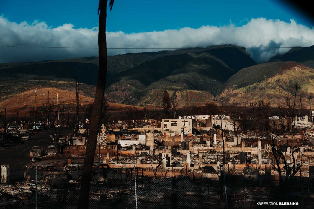 Lahaina wildfire damage