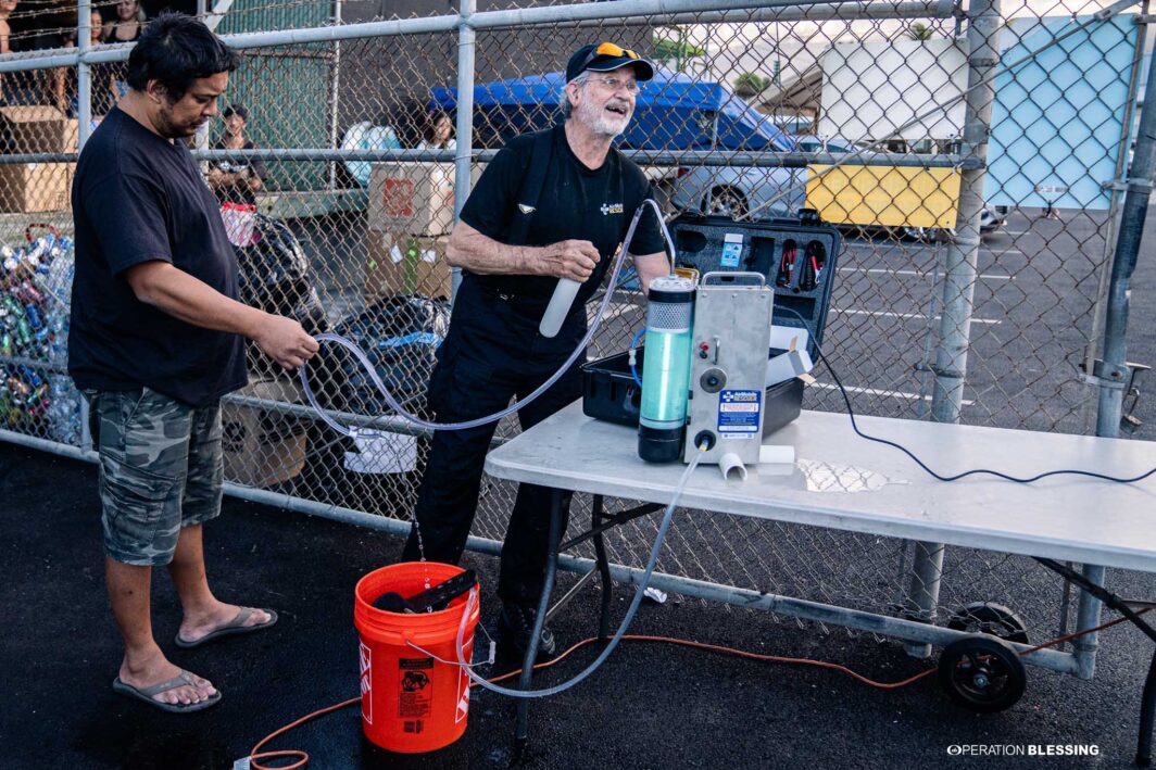 water for maui fire victims