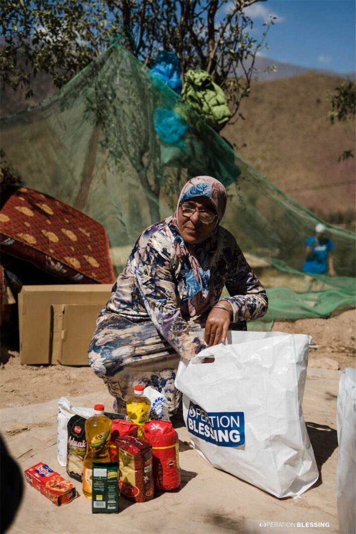 supplies for earthquake survivors