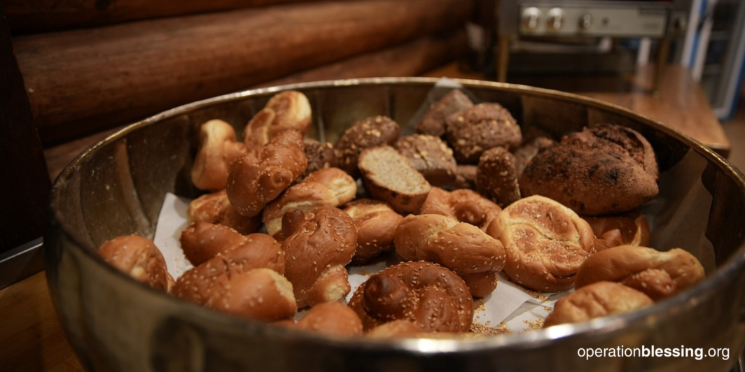 bread to the many hungry displaced families in Israel