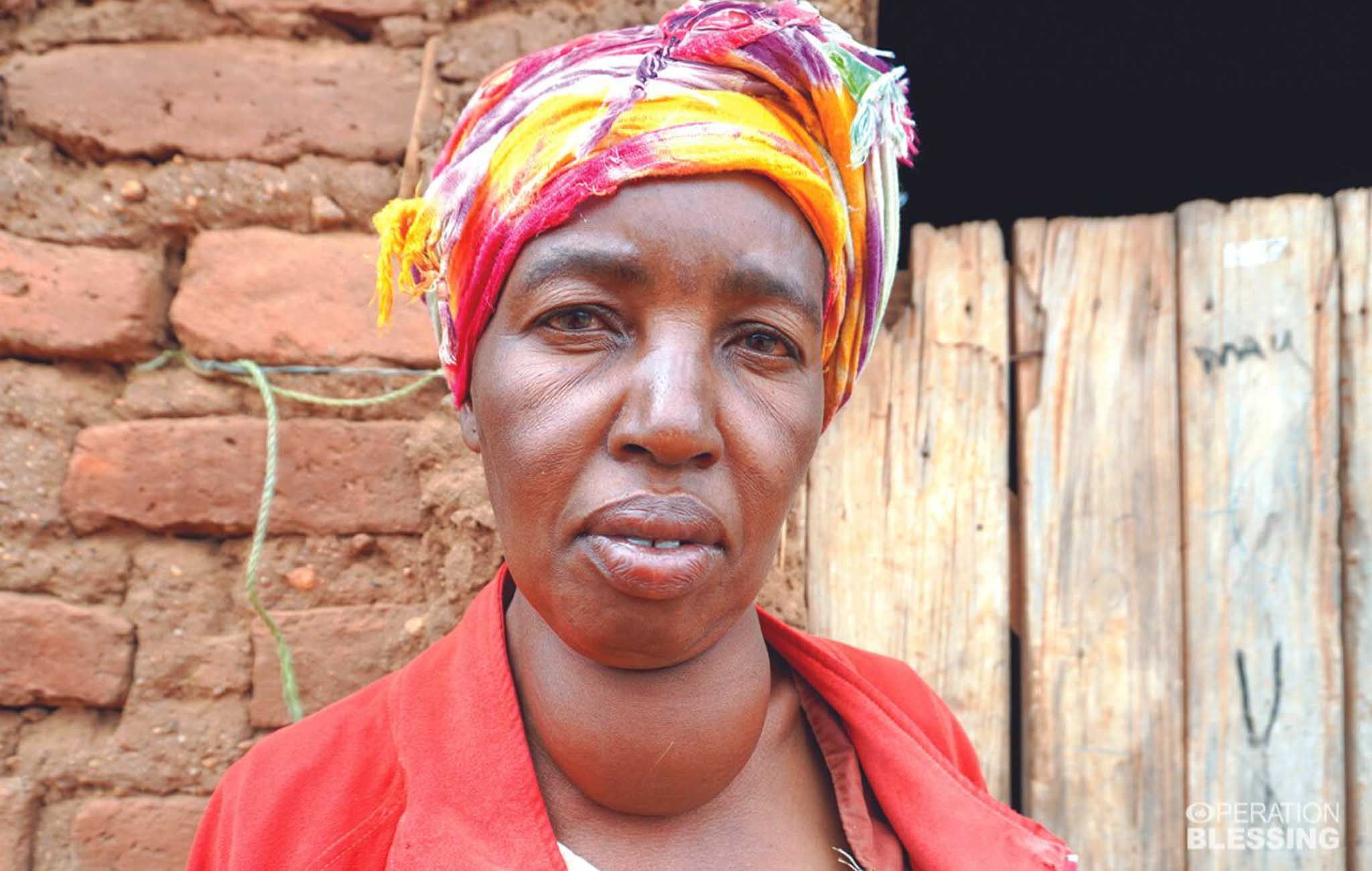 Lifting The Burden of a Disfiguring Goiter in Kenya - Operation Blessing