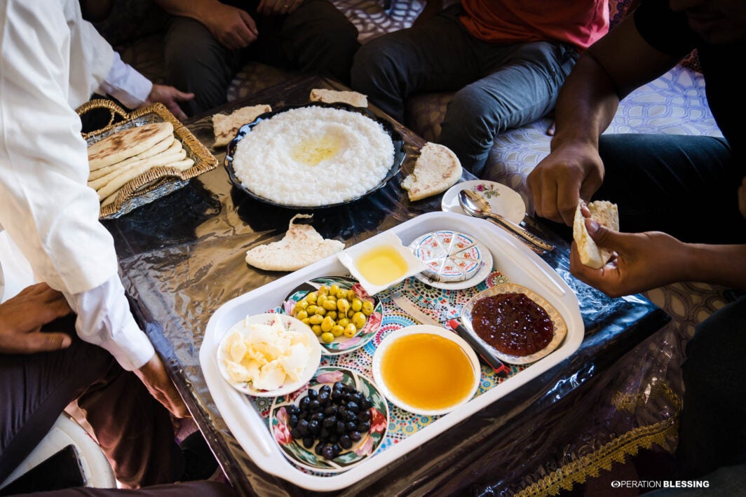 hungry Moroccan families