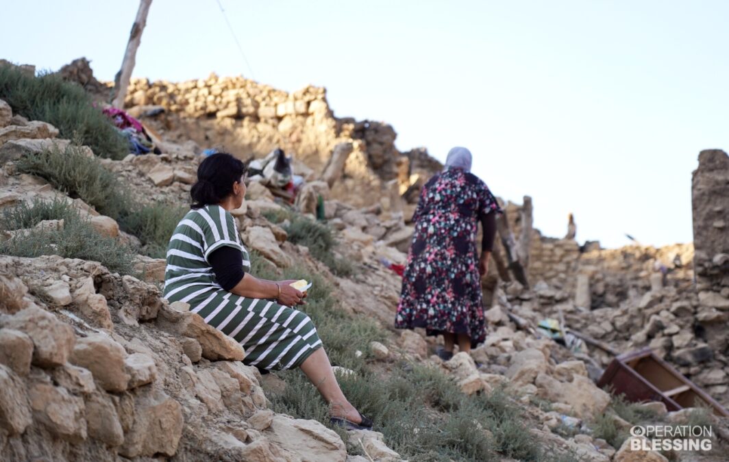 earthquake damage in Morocco