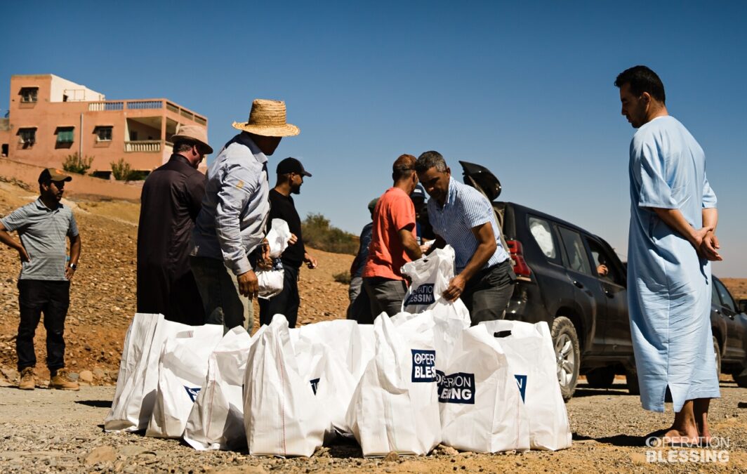 charity helping in Morocco