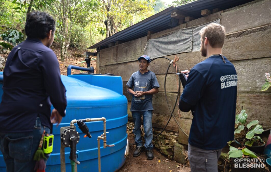 rainwater catchment system in Mexico