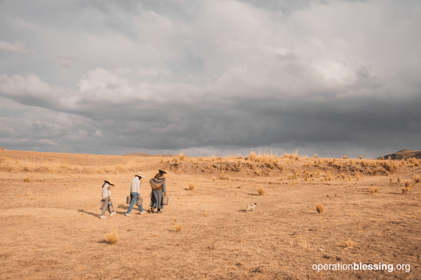 burden of bad water Peru Andean mountains