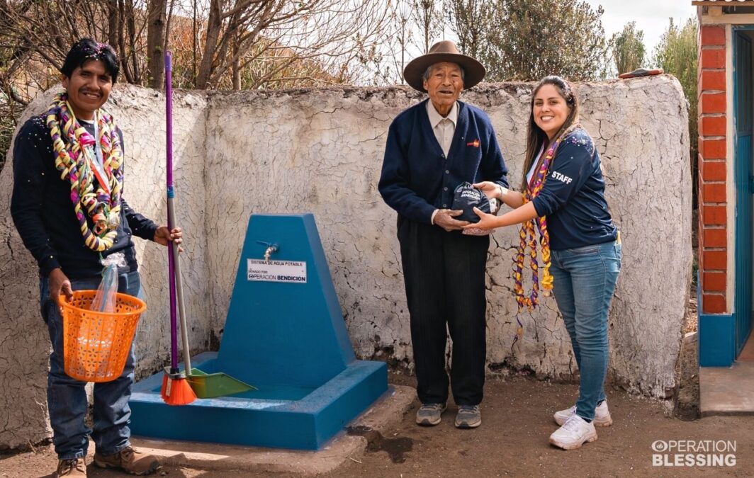 clean water in Peruvian highlands