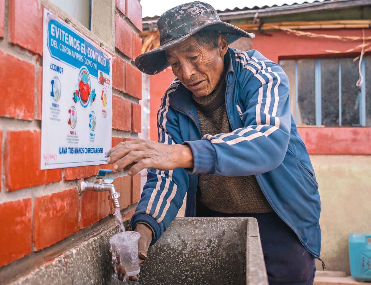 water system in Peruvian highlands