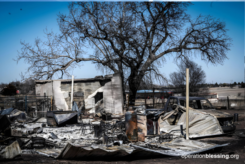 Texas wildfire relief support