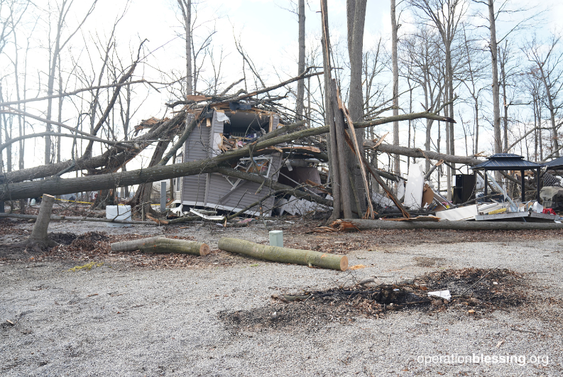 tornado damage in Ohio