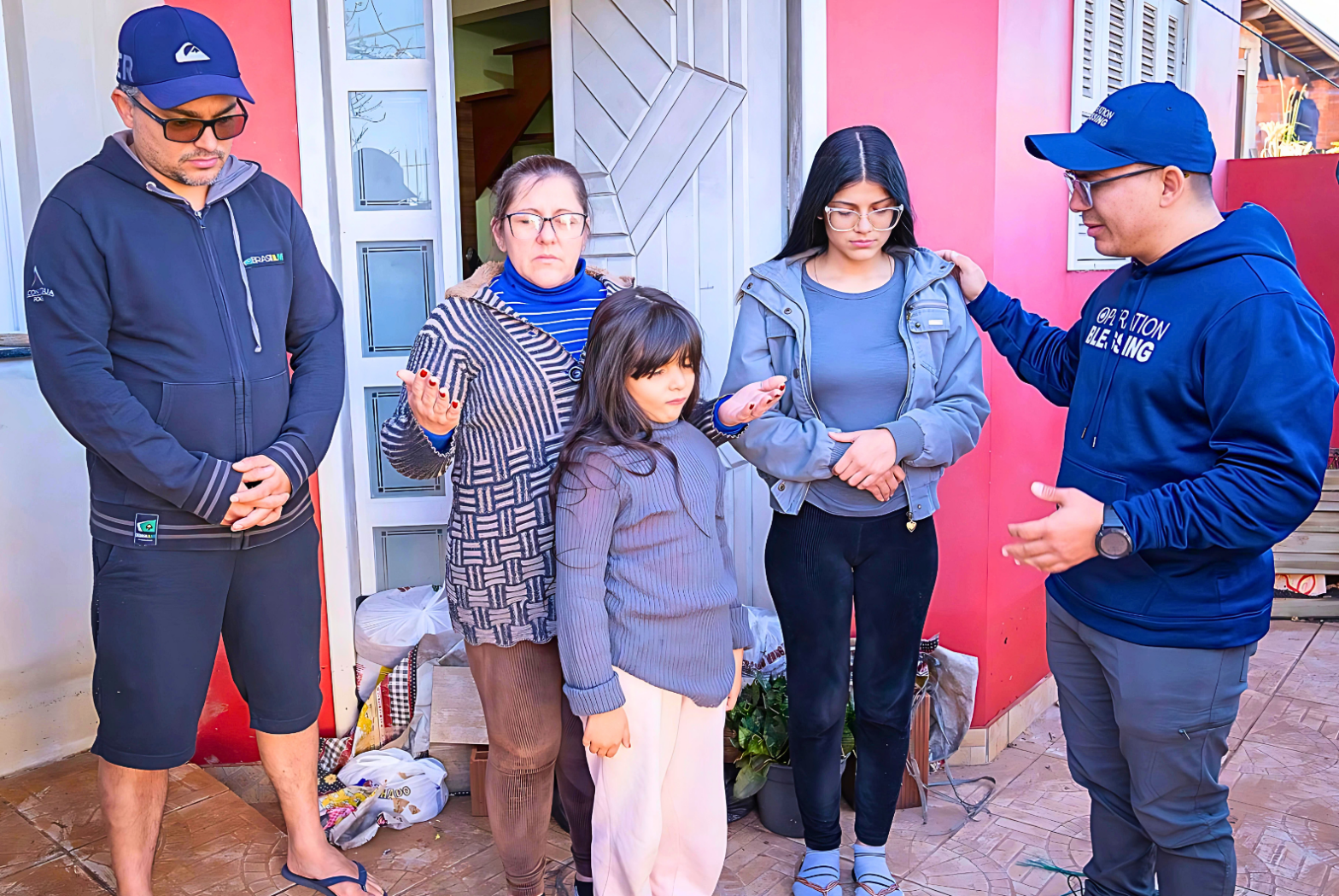 Brazil flood survivor