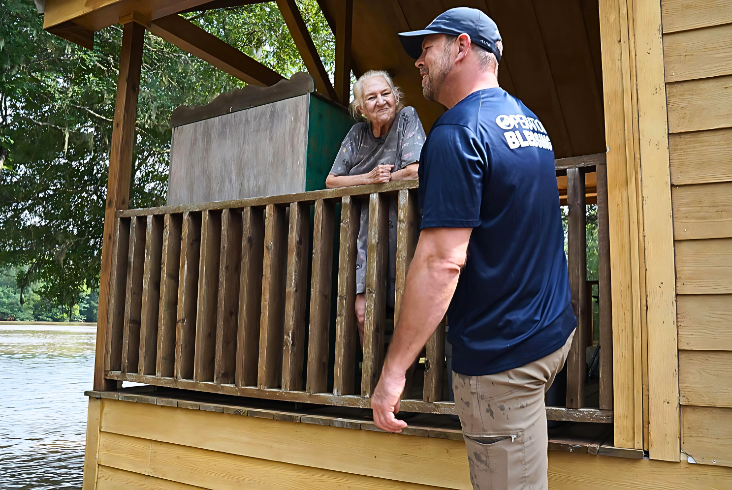 displaced Texas flood victims