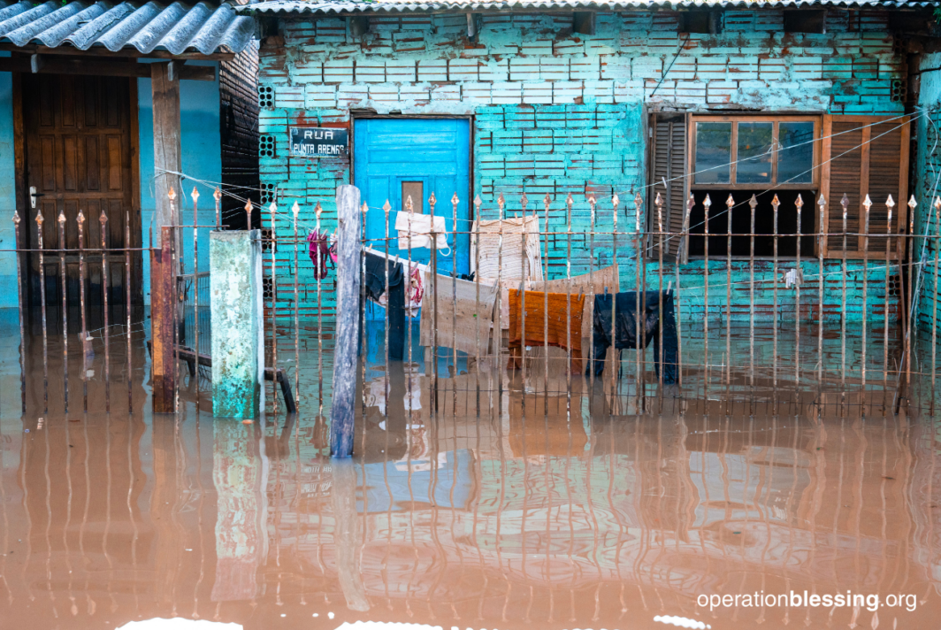 flood damage in Brazil