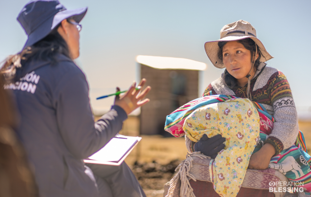 helping mothers in Peru