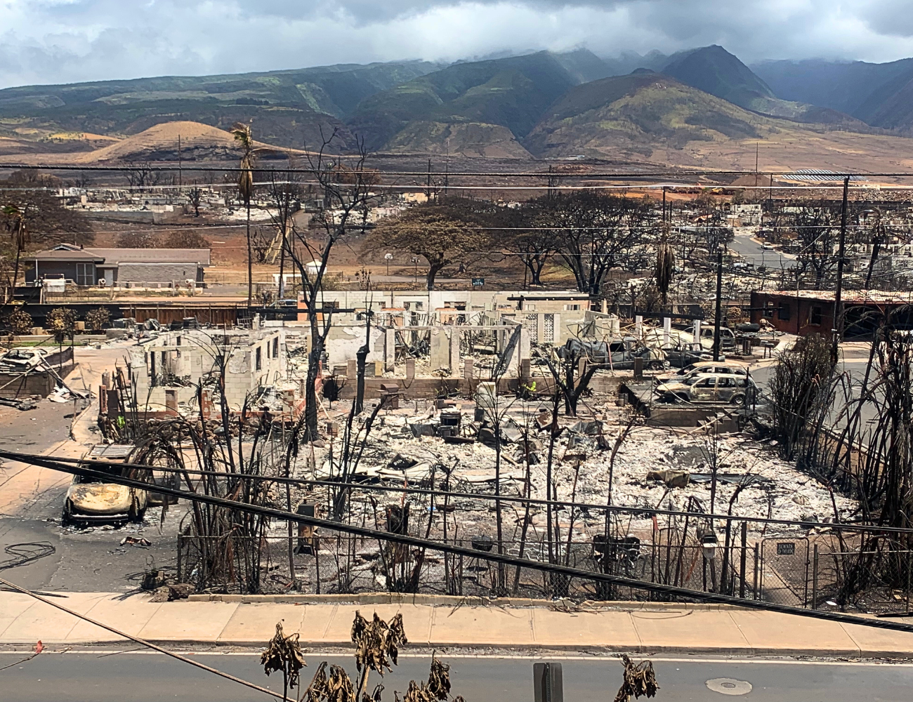 raging wildfires