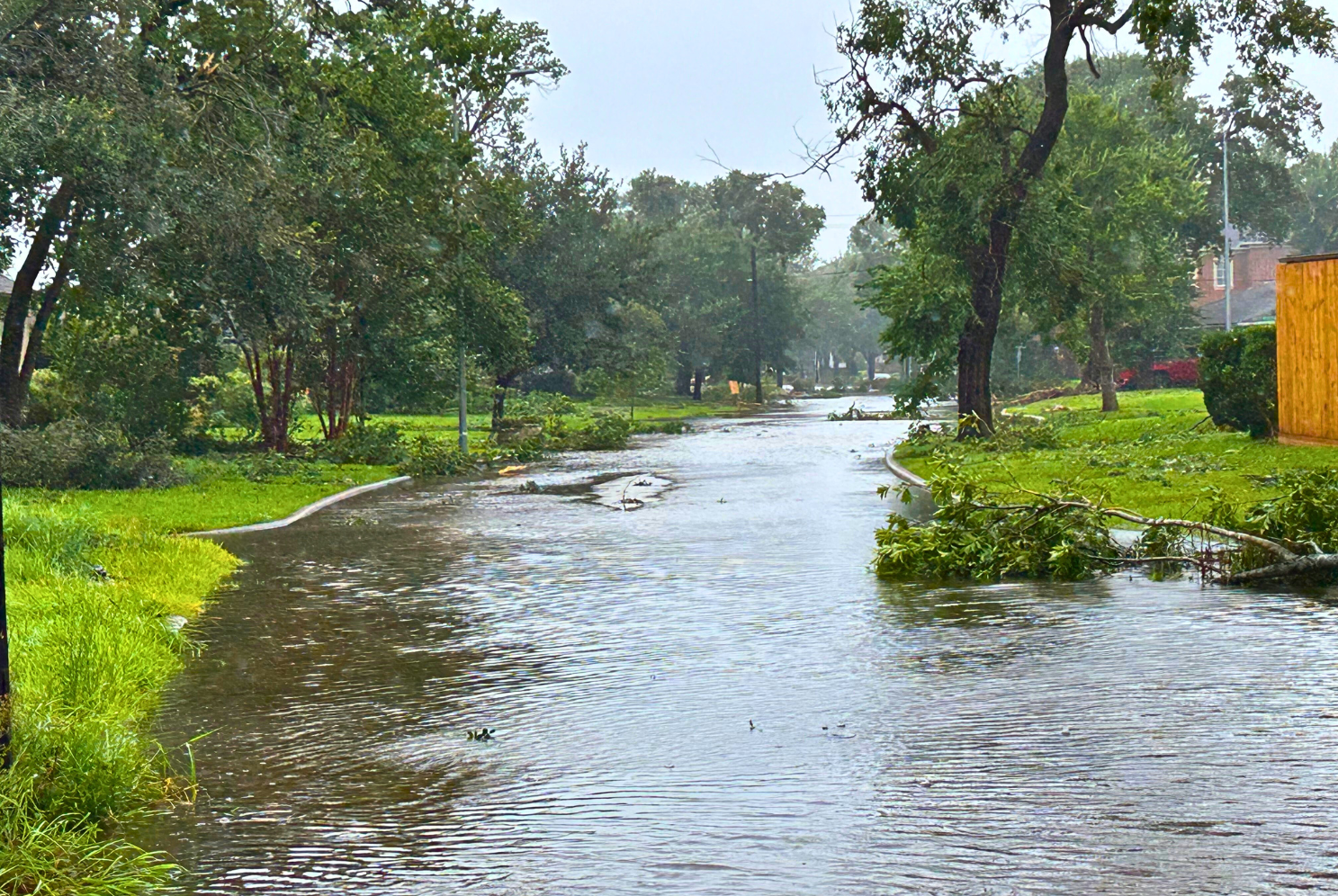 Destruction After Hurricane Beryl