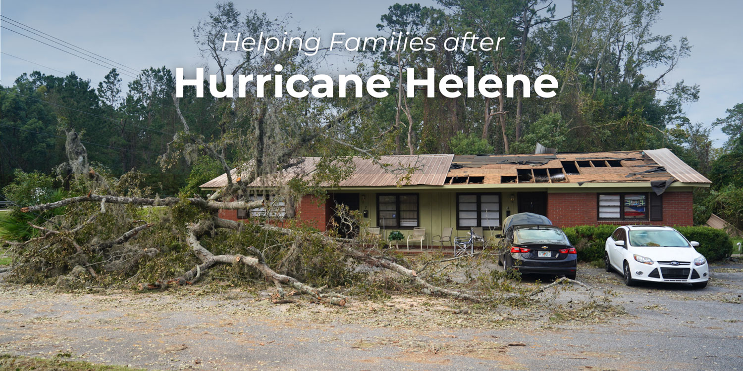 Helping families after Hurricane Helene