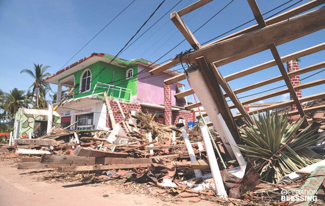 hurricane damage in Mexico