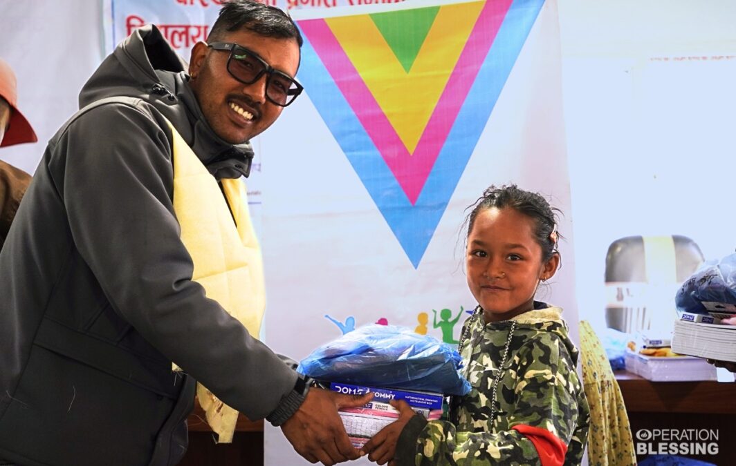 a child in Nepal is thriving
